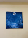 Acrylic painting “Moonlit Serenity”